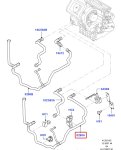 Патрубок отопителя Форд Фокус-2 1.8-2.0 лс выпускной оригинал FORD