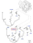 Патрубок отопителя Форд Фокус-2 1.8-2.0 лс впускной оригинал FORD