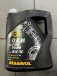 Масло моторное Mannol Energy Formula FR A5 5W-30 4л
