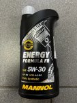 Масло моторное Mannol Energy Formula FR A5 5W-30 1л Mannol