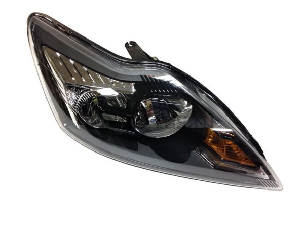 Фара Форд Фокус-2+ правая черная оригинал 08-11