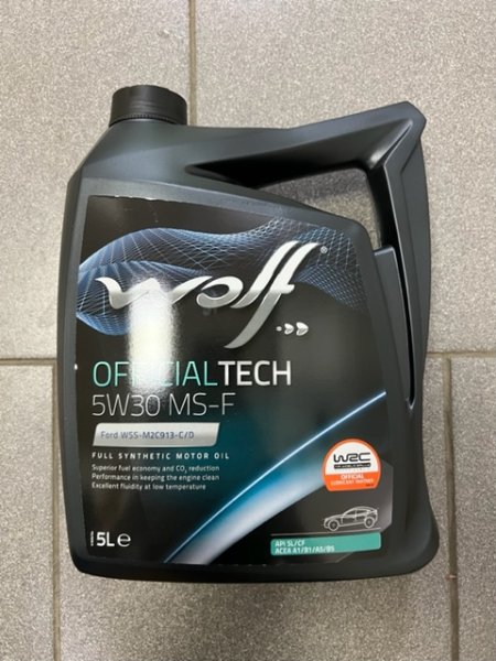 Масло моторное Wolf OFFICIALTECH MS-F 5W30 5л