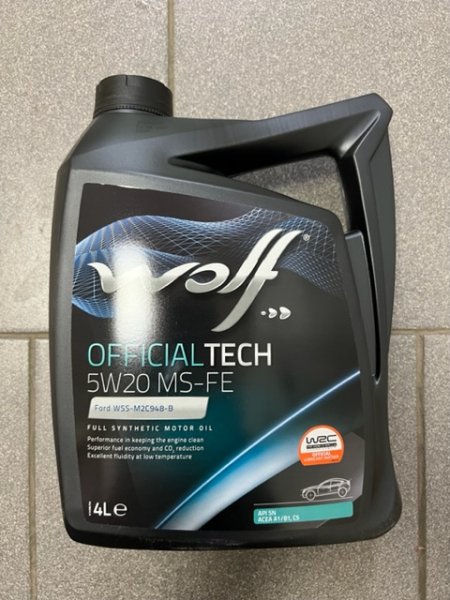 Масло моторное Wolf OFFICIALTECH MS-FE 5W20 4л