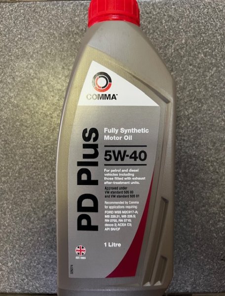 Масло моторное Comma DPPlus 5W40 1 л