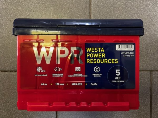 Аккумулятор Форд Фокус-2,3 60R А/ч WPR