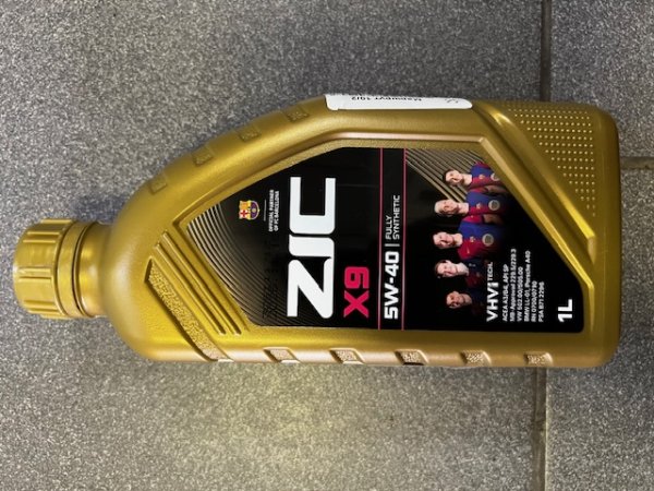 Масло моторное ZIC X9 A3/B4 5W40 1 л